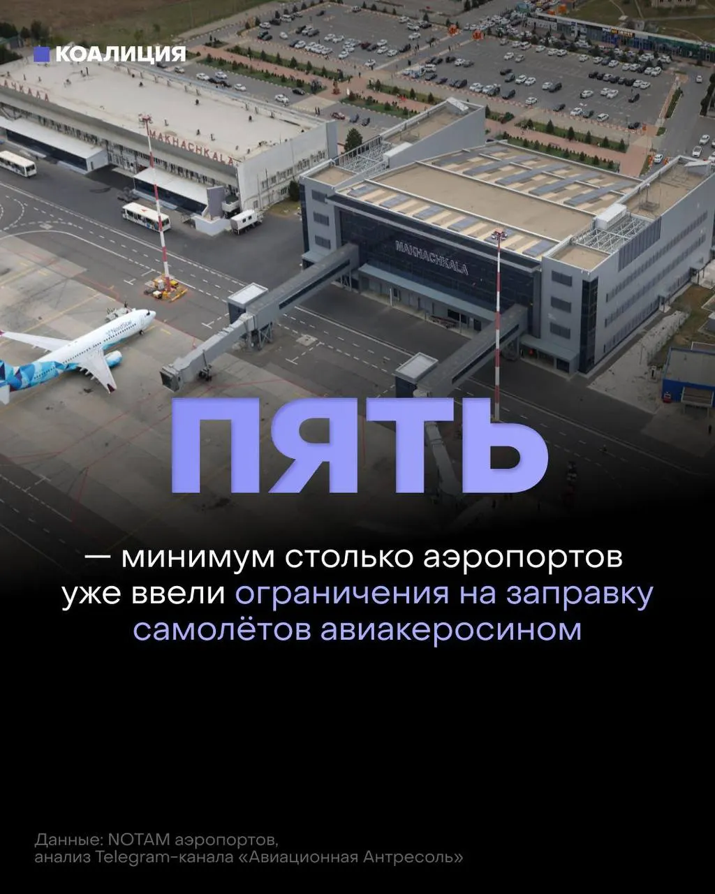 Аэропорты по&nbsp;всей России вводят лимиты на&nbsp;авиационное топливо