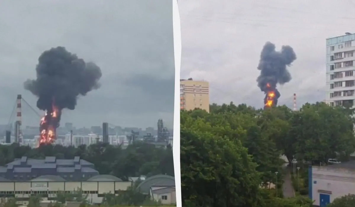 Утром 16 июня Москва подверглась атаке беспилотников: в районе Капотни загорелся крупный нефтеперерабатывающий завод. Официально сообщают о десятках сбитых БПЛА и работе экстренных служб на месте падения обломков.