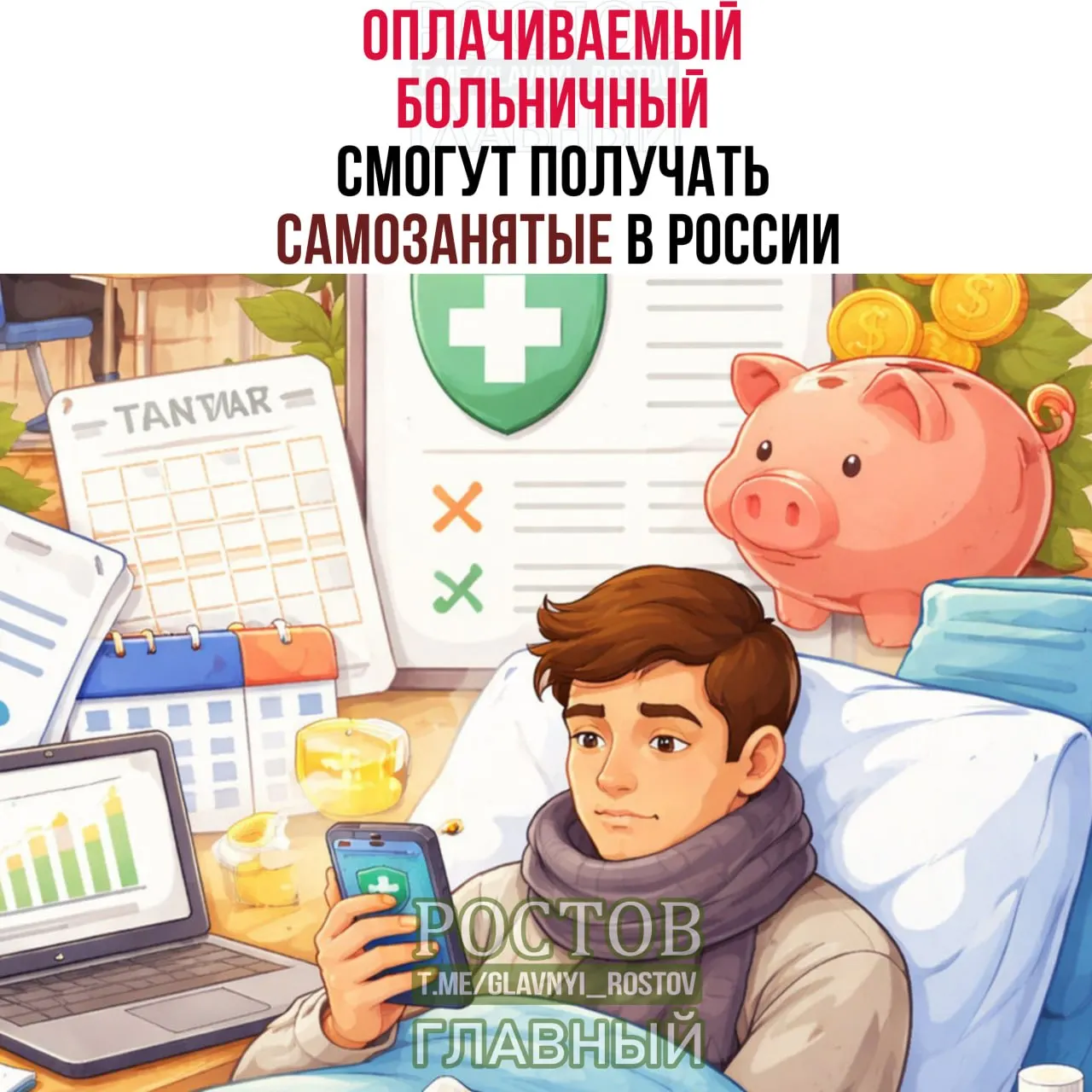 Оплачиваемый больничный для самозанятых станет доступен при регулярной уплате взносов: 35 000 ₽ при 1 344 ₽ в месяц и 50 000 ₽ при 1 920 ₽. Оформление — через «Мой налог», Госуслуги или соответствующие госуслуги.