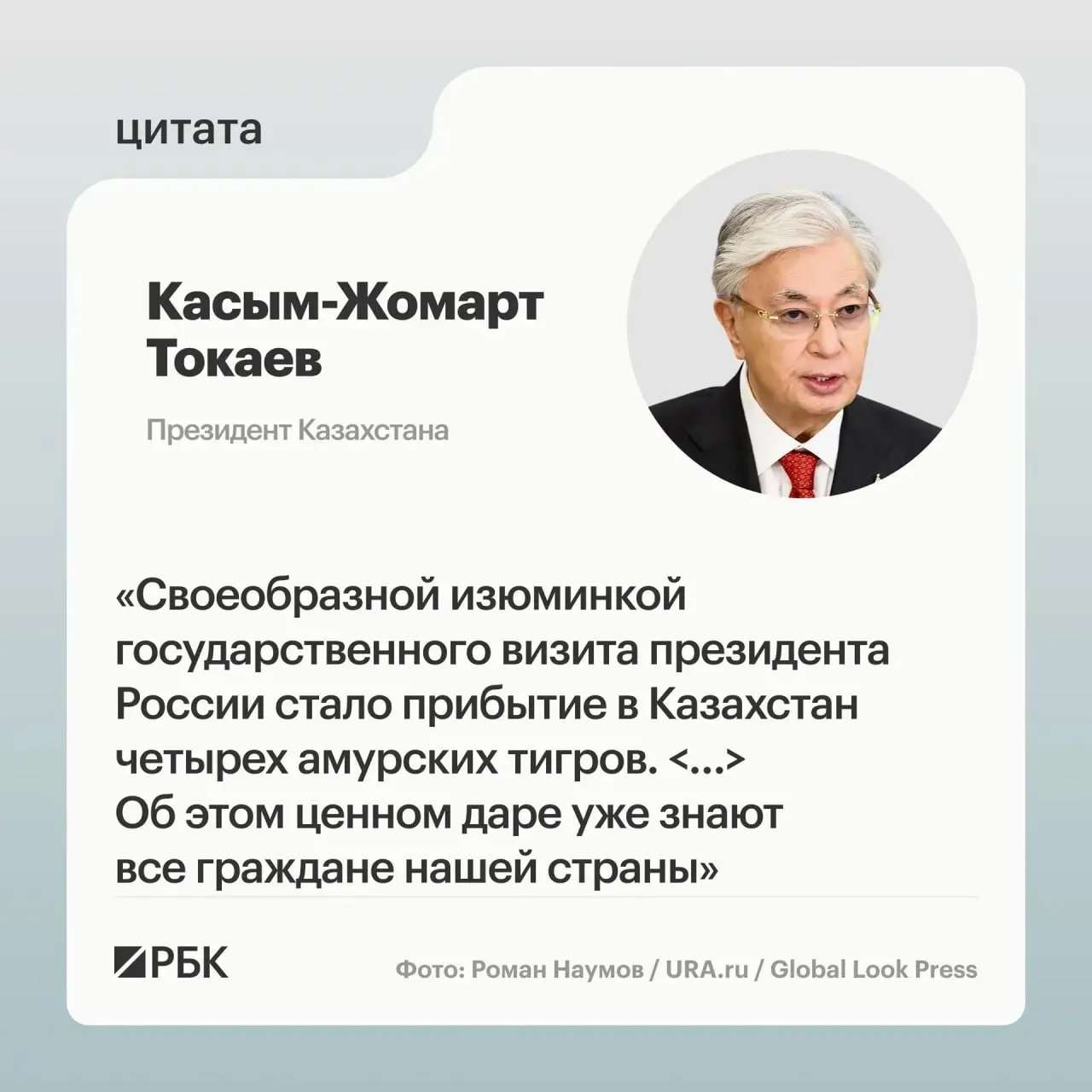 Казахстан обратился к России за помощью в восстановлении популяции амурского тигра. В ответ Москва передала в Астану семейную группу животных.
