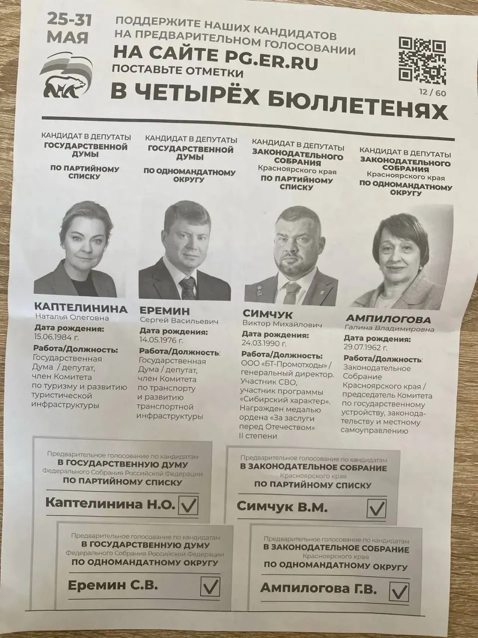 В администрациях нескольких муниципалитетов, в том числе Назаровского округа в Красноярском крае, коммерческим предприятиям рассылают требования участвовать и отчётно подтверждать голосование на праймериз «ЕР». Похожие сигналы поступают из других регионов.