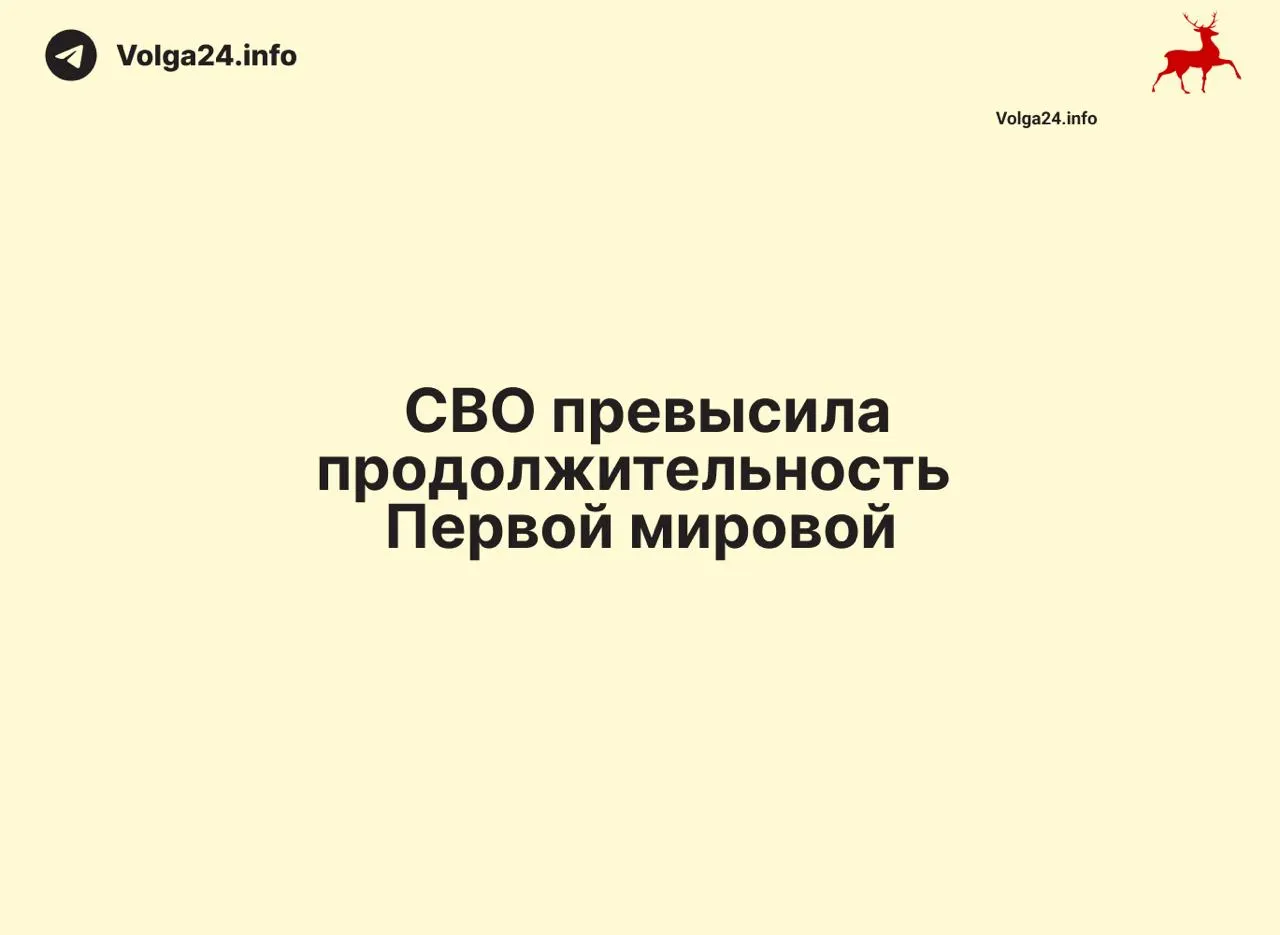 По состоянию на 11 июня 2026 года конфликт, начавшийся 24 февраля 2022 года, продолжается 1569 дней — на один день дольше, чем длилась Первая мировая война.