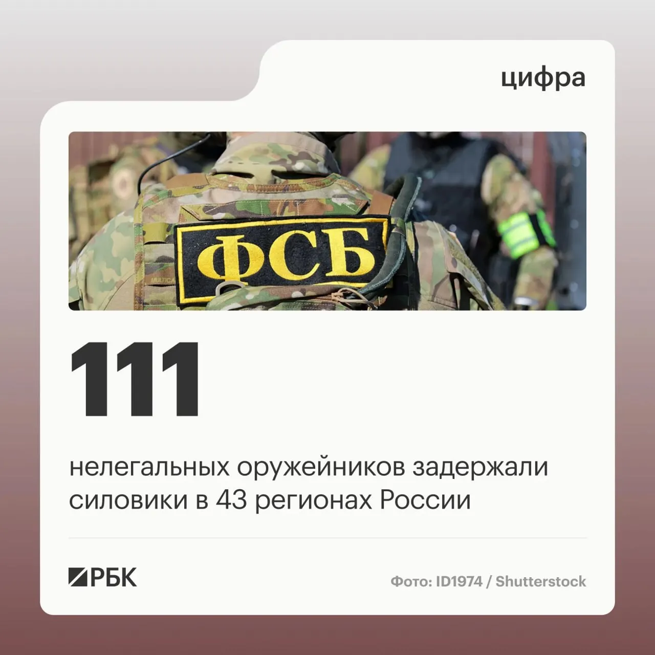 Правоохранительные органы пресекли незаконный оборот оружия и задержали 111 подозреваемых; операции прошли в 43 регионах страны.