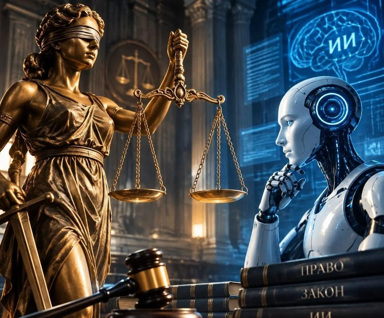 Через год в судах начнут внедрять системы искусственного интеллекта для поддержки принятия судебных решений.