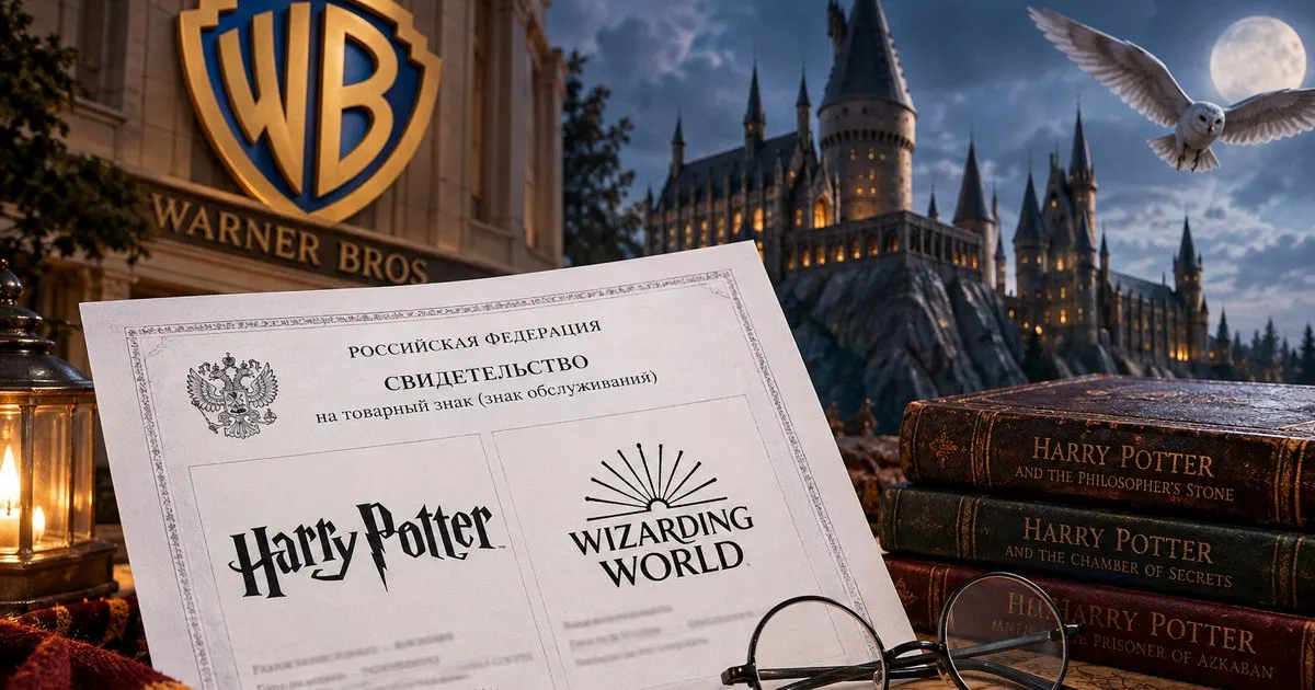 В России зарегистрированы товарные знаки Hogwarts и Hogwarts Legacy; регистрации действительны до 2036 года; Warner Bros. сможет продавать товары по вселенной Гарри Поттера; ранее в 2022 году ряд студий приостанавливали релизы.
